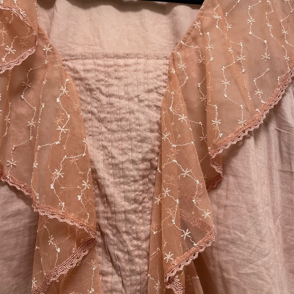 Plenty Size 8 Pink/Pink Blouse Edwardian 1910s Style - Picture 2 of 6